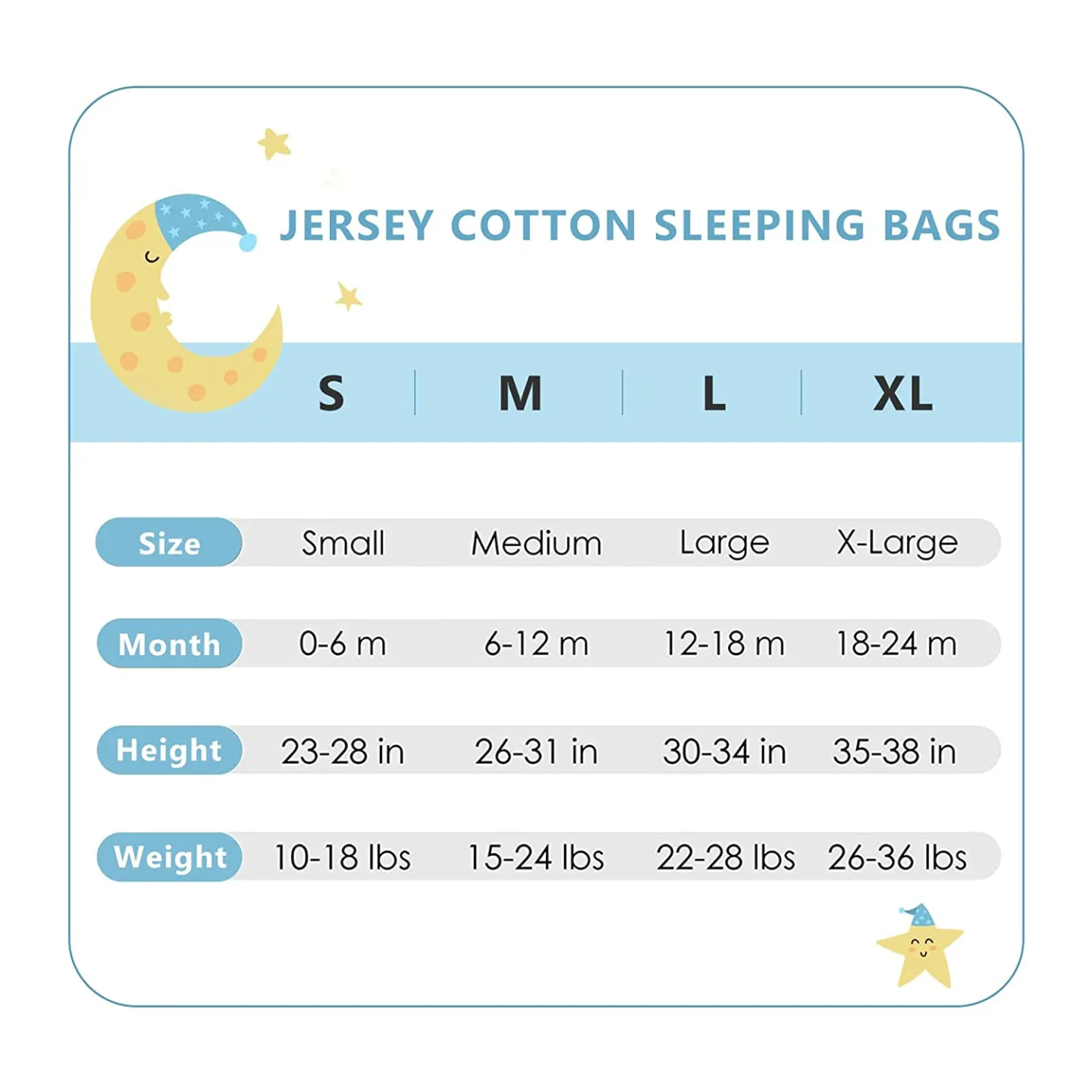 TILLYOU Cotton Sleep Sack 2-Pack for Toddlers