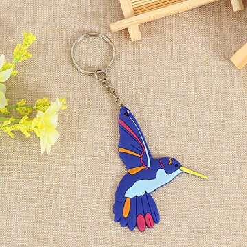 KINGFOREST Split Key Ring Kit - 50-Piece Bulk Craft Supplies