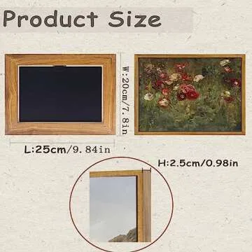 WITCOLOR Vintage Canvas Wall Art for Charming Home Decor