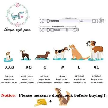 USP Pet Soft&Comfy Bowtie Dog Collar and Cat Collar Pet Gift for Dogs and Cats Adjustable Pure Cotton Collars 6 Sizes and 5 Patterns