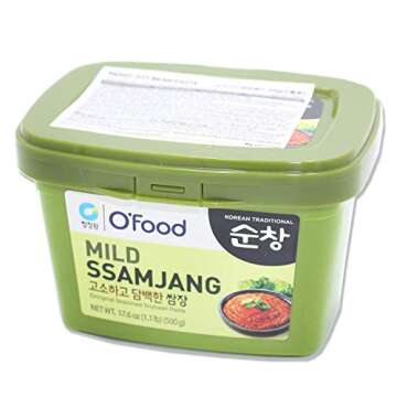 Chung Jung One O'Food Ssamjang, Korean Mild Seasoned Soybean Paste Sauce for Meat & Vegetables, Savo...