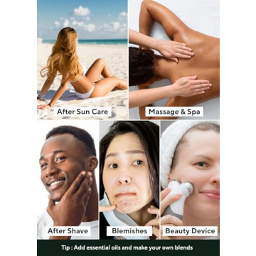 AROMATICA Organic Aloe Vera Gel for Skin and Hair Care