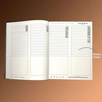 Vision Journal for Entrepreneurs to Organize and Visualize Goals