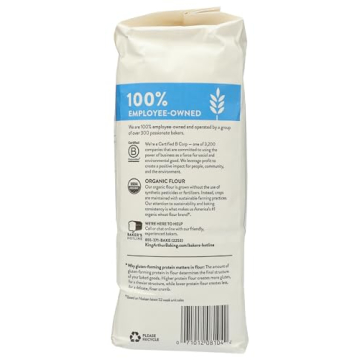 King Arthur Organic Bread Flour - Premium Quality, 5 Pounds