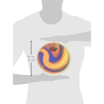 Remo Bongo Drumhead, Tucked, 7.15", SKYNDEEP,"Serpentine Day" Graphic