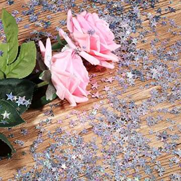 HESTYA Star Confetti Glitter for All Party Decorations