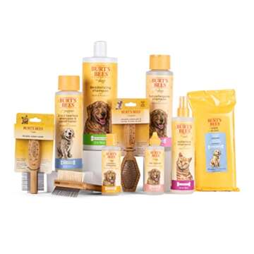 Burt's Bees for Pets Almond & Shea Dog Shampoo and Conditioner - Burt's Bees Dog Shampoo and Conditioner - Naturally Derived Dog Shampoo & Conditioner for Pets, Made in the USA 12 oz