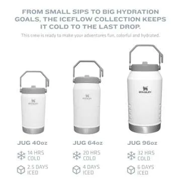 Stanley IceFlow Flip Straw Jug | Insulated 40 oz Water Bottle
