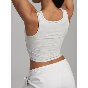 Stylish Danysu Cotton Tank Top with Built-in Bra