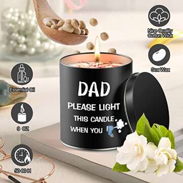 Funny Humor Candle Gift for Dads - Great for Any Occasion
