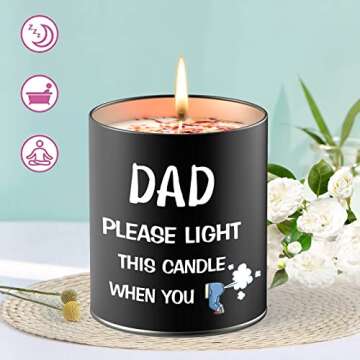 Funny Humor Candle Gift for Dads - Great for Any Occasion