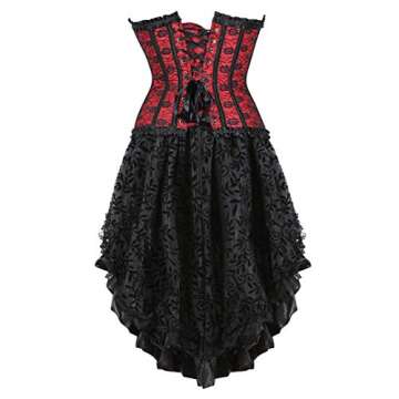 Gothic Burlesque Corset Dress for Themed Events