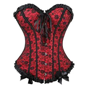 Gothic Burlesque Corset Dress for Themed Events