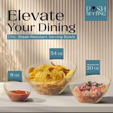 Elegant Gold Plastic Serving Bowls for Every Occasion