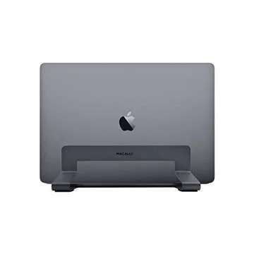 Macally Adjustable Vertical Laptop Stand for Desk