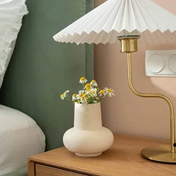 YANWE1 Small Ceramic Decorative Vase for Modern Homes