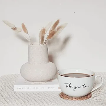 YANWE1 Small Ceramic Decorative Vase for Modern Homes