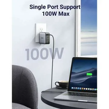 UGREEN 100W USB C Charger GaN Fast Wall Adapter