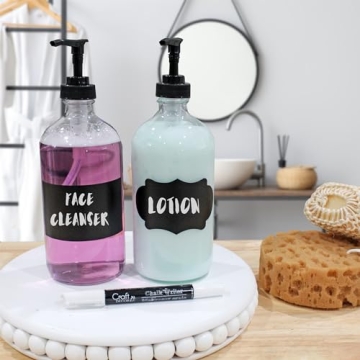 Elegant 16-Oz Glass Pump Dispensers for Every Home