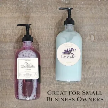 Elegant 16-Oz Glass Pump Dispensers for Every Home