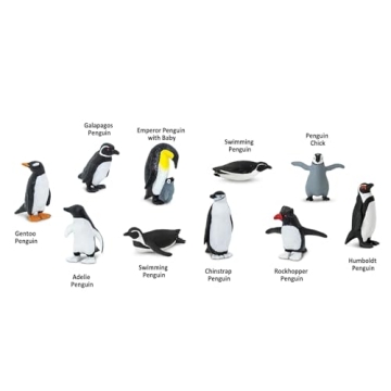 Safari Ltd. Penguins TOOB - 10 Figurines for Kids Ages 3+