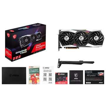 MSI Gaming Radeon RX 6800 16GB GDRR6 256-Bit HDMI/DP 2105 MHz RDNA 2 Architecture OC Graphics Card (...