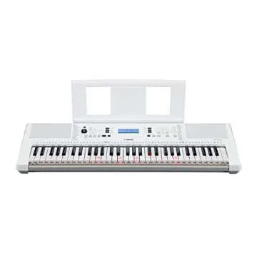 Yamaha EZ300 61-Key Portable Keyboard with Lighted Keys (Power Adapter sold separately)