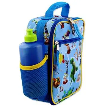 Disney Toy Story 4 Boy's Girl's Soft Insulated School Lunch Box (One Size, Blue)