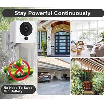 Itramax 30 FT Micro USB Power Cable - 2 Pack for Security Cameras