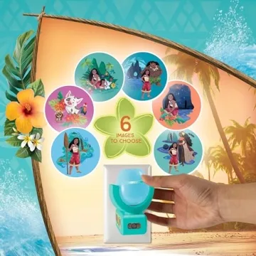Moana Night Light Projector - Kids' LED Lamp