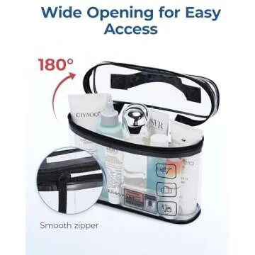 BAGSMART TSA Approved Toiletry Bag - 2 Pack