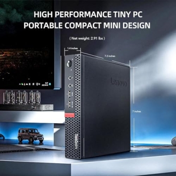 Lenovo M710Q Mini Desktop PC - Core i5, 8GB RAM, Windows 11 Renewed