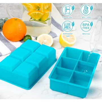 Webake Large Ice Cube Tray for Whiskey Cocktails