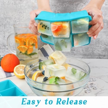 Webake Large Ice Cube Tray for Whiskey Cocktails