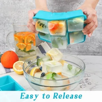 Webake Large Ice Cube Tray for Whiskey Cocktails