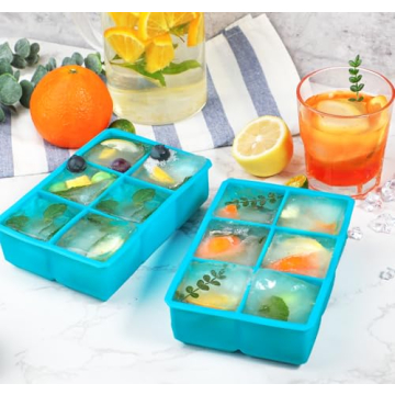 Webake Large Ice Cube Tray for Whiskey Cocktails