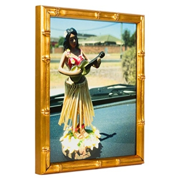 Craig Frames Faux Bamboo 8x10 Picture Frame Gold