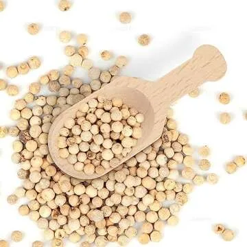 AUEAR, Mini Wooden Scoops Unpainted Kitchen Spoon for Candy Spices Parties Bath Salts Essential (20 Pack, Half Handle)