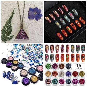 Crushed Glass Irregular Metallic Chips Sprinkles Chunky Glitter Light Pink 100g 2-4mm for Nail Arts Craft DIY Vase Filler Epoxy Resin Mold Scrapbooking Jewelry Making Decoration (Light Pink, 2-4mm)