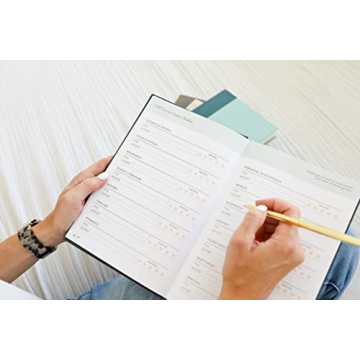 Elegant Reading Journal for Book Lovers - Track & Review