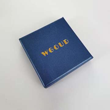 Wgoud 6 Pairs Gold Hoop Earrings Set for Women, 14K Gold Plated Hypoallergenic Lightweight Chunky Open Huggie Hoops Earrings Jewelry for Gift. (B-Gold hoops)