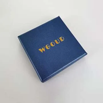 Wgoud 6 Pairs Gold Hoop Earrings Set for Women, 14K Gold Plated Hypoallergenic Lightweight Chunky Open Huggie Hoops Earrings Jewelry for Gift. (B-Gold hoops)