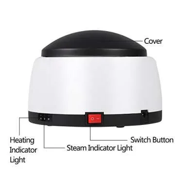 Acrylic Nail Remover Machine Nail Polish Remover, Fast Nail Gel Polish Remover Machine UV Nail Gel Removal Steamer Art Salon Tool 36W for Home Salon Beauty