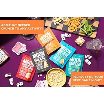 Moon Cheese Bites Bundle, Cheddar Believe It, White Chedda Black Peppa & Get Pepper Jacked, 2-Ounce, 3-Pack, Lunch or Snack