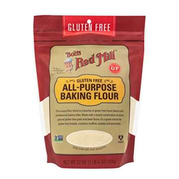 Bob's Red Mill Gluten Free All Purpose Baking Flour - Vegan & Kosher, 22oz (Pack of 4)