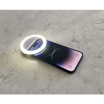 Portable Selfie Ring Light | Rechargeable 36 LED Clip-on Light