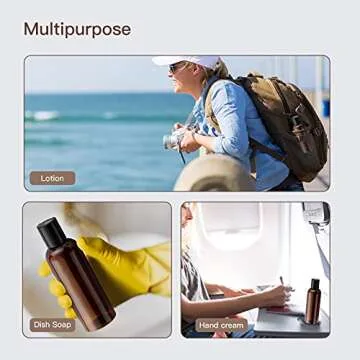 owlyee Travel Bottles 3.4 oz TSA Approved 5PCS