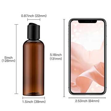 owlyee Travel Bottles 3.4 oz TSA Approved 5PCS