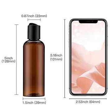 owlyee Travel Bottles 3.4 oz TSA Approved 5PCS