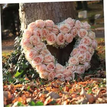 Heart Shaped Floral Foam Cage Decor for Special Events